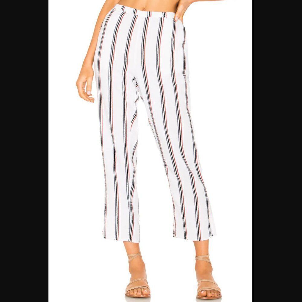 NWT Revolve x Tavik Calder Pant in White Stripe | Size L